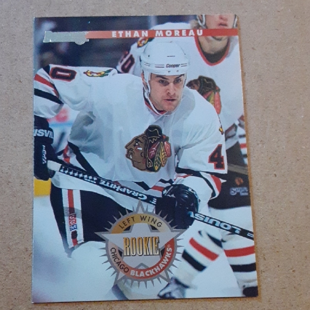 Ethan Moreau Chicago Blackhawks NHL Hockey Rookie Card